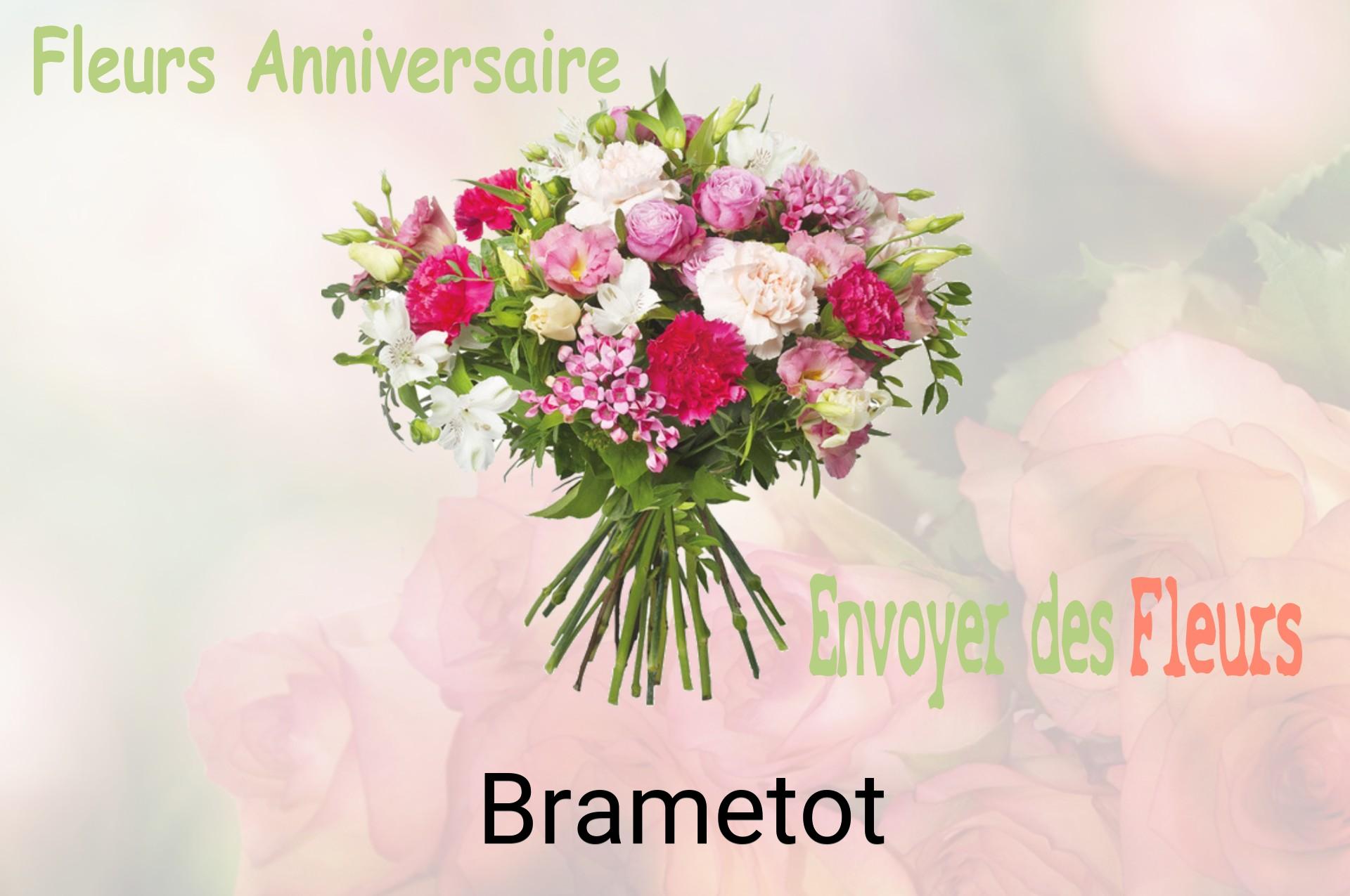 Bouquet de fleurs d’anniversaire livré à Brametot